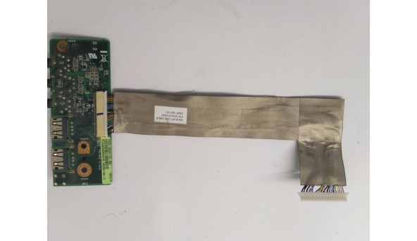Плата з роз'ємами USB, Audio, для ноутбука Asus N71VN, 60-NX0AU1100-B02, Б/В - 308976