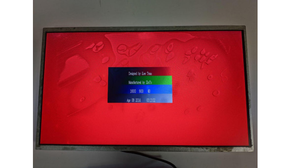 Матриця AU Optronics, B140RW01.V2, 14.0", 30-pin, LED, HD+ 1600x900, Б/В. Всі дефекти на фото, була залита - 308997