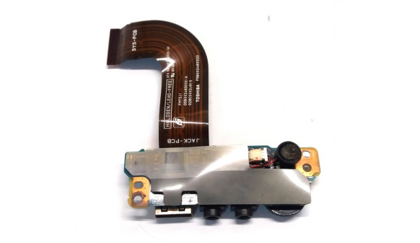 Додаткова плата USB, jack для ноутбука Toshiba Portege R600-101, PPR61E-005003GR, FMTGA1, G5B002483000, Б/В, в хорошому стані, без пошкоджень. - 309023