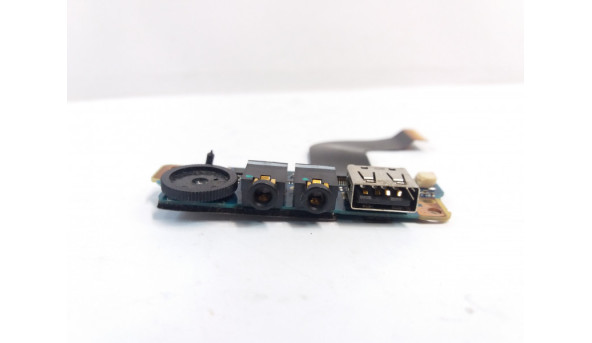 Додаткова плата USB, jack для ноутбука Toshiba Portege R600-101, PPR61E-005003GR, FMTGA1, G5B002483000, Б/В, в хорошому стані, без пошкоджень.