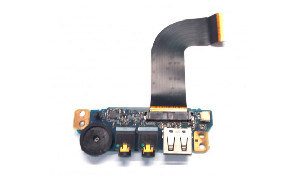Додаткова плата USB, jack для ноутбука Toshiba Portege R600-101, PPR61E-005003GR, FMTGA1, G5B002483000, Б/В, в хорошому стані, без пошкоджень. - 309023