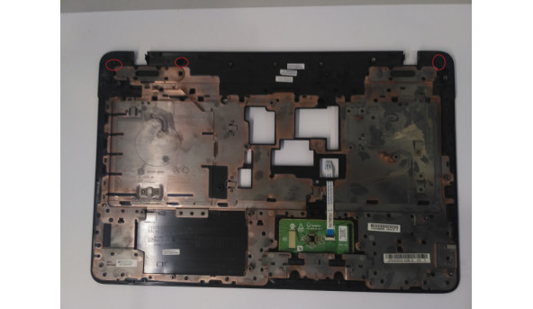 Середня частина корпуса для ноутбука Toshiba Satellite L670D, L670D-11N, 17.3", AP09F000300, Б/В - 309065