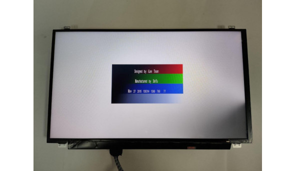 Матриця  SAMSUNG,  LTN156AT35-H01,  15.6'', LCD,  HD 1366x768, 40-pin, Slim, б/в, Є засвіт, сліди від влавіатури, та правий бік має потемніння