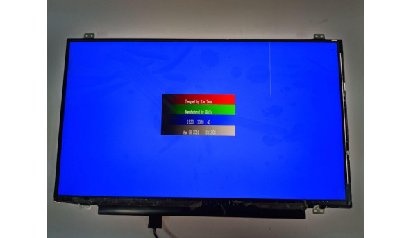  Матриця LG Display, LP140WF3 (SP)(D1), LCD, 14.0", FHD 1920x1080, IPS, стан нової, є полоска до половини зображення потім пропадає