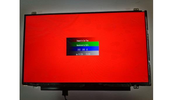  Матриця LG Display, LP140WF3 (SP)(D1), LCD, 14.0", FHD 1920x1080, IPS, стан нової, є полоска до половини зображення потім пропадає - 309233