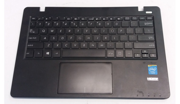 Середня частина корпуса з клавіатурою та тачпадом, для ноутбука Asus X200M, 13NB03U2AP0402, Б/В, Клавіатура - робоча. Всі кріплення цілі. Без пошкоджень.