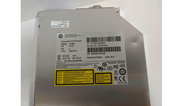 CD/DVD привід для ноутбука, SATA, HP ProBook 6475b, GT80N, 657534-6C2, 684329-001, в хорошому стані, без пошкоджень. - 309275