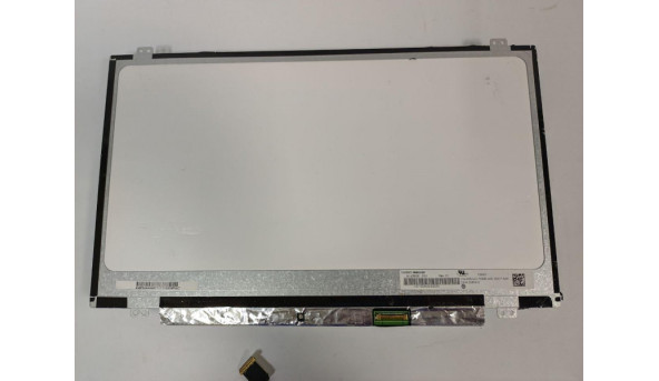 Матриця Chi Mei InnoLux, N140BGE-E33 Rev:C1, 14.0'', LED, HD 1366x768, 30-pin, Slim, б/в, Є два засвіти, помітний на всіх кольорах, присутні подряпини, впливають на зображення, з лівого боку відсутня плівка - 309353