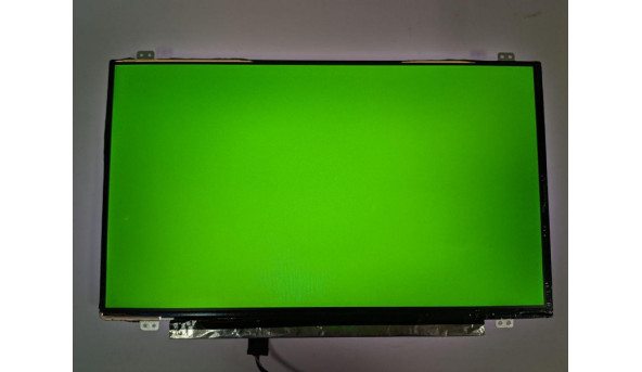 Матриця Chi Mei InnoLux, N140BGE-E33 Rev:C1, 14.0'', LED, HD 1366x768, 30-pin, Slim, б/в, Є два засвіти, помітний на всіх кольорах, присутні подряпини, впливають на зображення, з лівого боку відсутня плівка - 309353