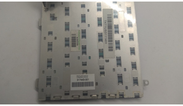 Клавіатура для ноутбука HP Compaq Presario 2200, 2500, Б/В, В хорошому стані, відсутня одна клавіша. Клавіатура робоча, протестована. - 309423