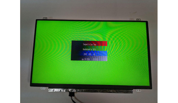 Матриця INNOLUX, N140FGE-E32 Rev:C2, 14.0'', LED, HD+ 1600x900, 30-pin, Slim, б/в, Має ледь помітний засвіт, на роботу не впливає - 309477