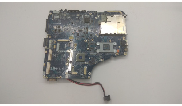 Материнська плата для ноутбука Toshiba Satellite A200, LA-3631P, Rev:2.0, Б/В.  Плата циклічно перезагружається. Є пошкоджене USB (фото).