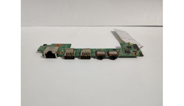 Додаткова плата, Кнопка включення, USB, Audio, Ethernet вихід для ноутбука Asus Eee PC 1215B, 1215N, 12.1", 60-QA3CI02000, 60-QA2HI01100, Б/В,  в хорошому стані