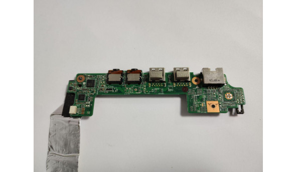 Додаткова плата, Кнопка включення, USB, Audio, Ethernet вихід для ноутбука Asus Eee PC 1215B, 1215N, 12.1", 60-QA3CI02000, 60-QA2HI01100, Б/В, в хорошому стані - 309546