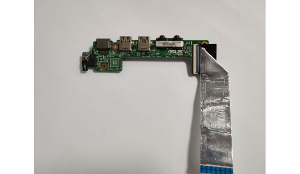 Додаткова плата, Кнопка включення, USB, Audio, Ethernet вихід для ноутбука Asus Eee PC 1215B, 1215N, 12.1", 60-QA3CI02000, 60-QA2HI01100, Б/В, в хорошому стані - 309546