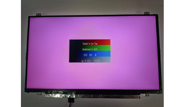 Матриця InnoLux, N140FGE-EA2 Rev:C2, 14.0'', LED, HD+ 1600x900, 30-pin, Slim, б/в, Присутні сліди від клавіатури, при роботі непомітні - 309564