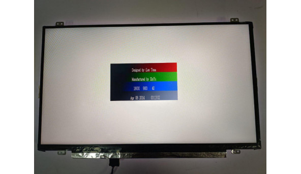 Матриця InnoLux,  N140FGE-EA2 Rev:C2,  14.0'', LED,  HD+ 1600x900, 30-pin, Slim, б/в, Присутні сліди від клавіатури, при роботі непомітні