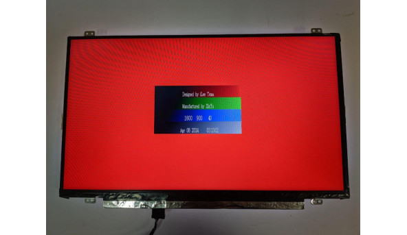Матриця InnoLux, N140FGE-EA2 Rev:C2, 14.0'', LED, HD+ 1600x900, 30-pin, Slim, б/в, Присутні сліди від клавіатури, при роботі непомітні - 309564