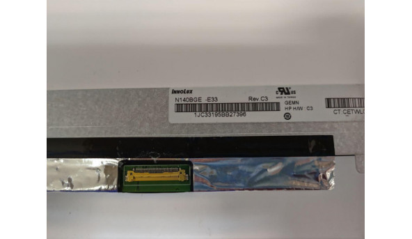 Матриця InnoLux, N140BGE-E33, 14.0'', LED, HD 1366x768, 30-pin, Slim, стан нової, продається в плівці - 309587