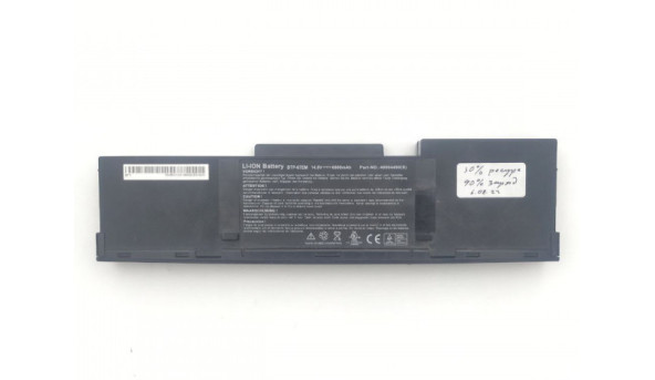 Батарея, акумулятор для ноутбука acer BTP-67EM 40004490(S) 14.8V 6000MAH Б/В ЗНОС:70%