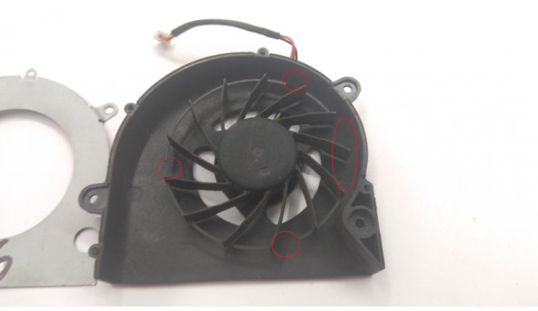 Вентилятор системи охолодження для ноутбука Lenovo G550, DC280004TF0, Б/В. Зламані лопасті (фото). Протестований, робочий. - 309642