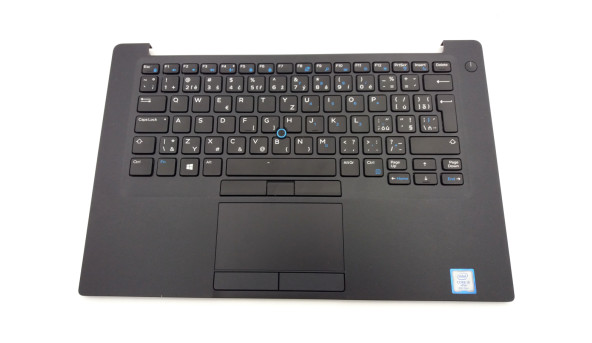 Середня частина корпусу з клавіатурою для ноутбука Dell Latitude 7490 AM265000300 0JK36G 0YWCYH Б/В