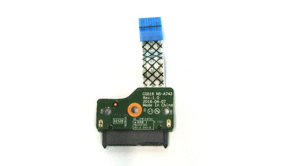 Перехідник CD/DVD приводу для ноутбука Lenovo Ideapad 310-15ABR NS-A743 Б/У - 309754