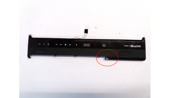 Накладка, на середню частину корпуса для ноутбука Dell XPS M1530, CN-0XR217, Б/В, облізла фарба, без пошкоджень.