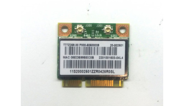 Адаптер Wi-Fi знятий з ноутбука Lenovo U310, T77Z259.00, BCM94313HMGB, Б/У. В хорошому стані.