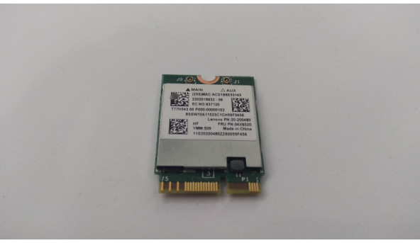 Адаптер WI-FI, модуль снят с ноутбука Lenovo Yoga 3 Pro 1370, 20-200480, 04X6020, Б/У