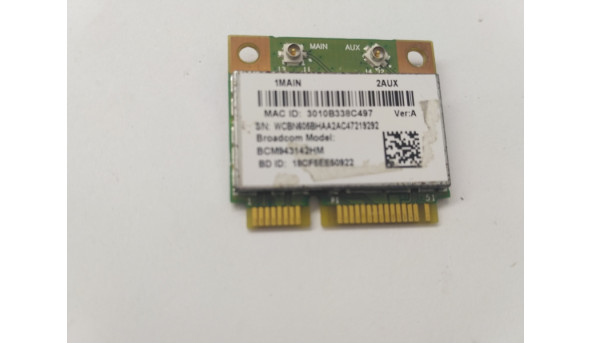 Адаптер WI-FI, знятий з ноутбука Asus X540S X540SA , WCBN605BH, BRCM1063, Б/В
