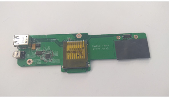 Плата з роз'ємами USB та Daughter Board SD, Card Reader  для ноутбука Dell Vostro 1015, DAVM9MPI6D0, Б/В. В хорошому стані,без пошкоджень.