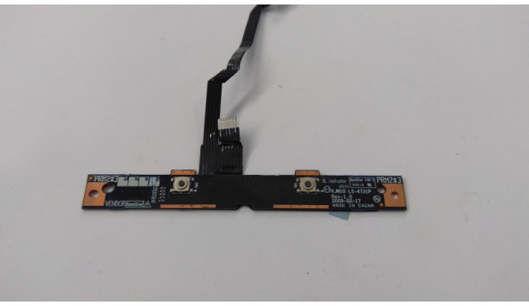 Кнопки тачпада для ноутбука HP Pavilion dv3, dv3-2210eg, LS-4731P, Б/В.В хорошому стані, без пошкодження.