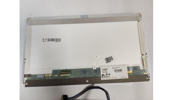 Матриця LG Display, LP156WD1 (TL)(B2), 15.6'', LED, HD+ 1600x900, 40-pin, Normal, б/в, Присутні подряпини, помітні при роботі на всіх кольорах, є сліди від клавіатури (фото), при роботі непомітні - 310098