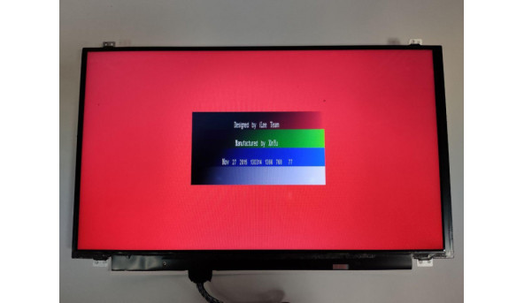 Матриця SAMSUNG, LTN156AT35-H01, 15.6'', LCD, HD 1366x768, 40-pin, Slim, б/в, Є засвіти та биті пікселі, помітні на всіх кольорах - 310178