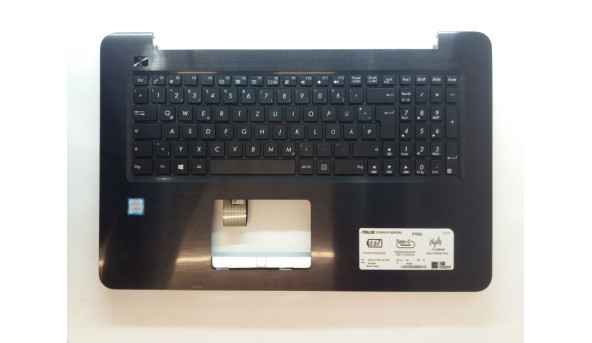 Середня частина з клавіатурою (протестована, робоча) для ASUS, X756U, 13NB0A01AP0341, 17", Б/В. Без пошкоджень, всі кріплення цілі.