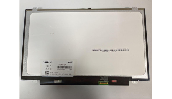 Матриця SAMSUNG, LTN140AT29, 14.1", LED, HD 1366x768, 30-pin, Slim, б/в, Є засвіти, помітні на всіх кольорах, час від часу появляється полоска і зникає - 310232