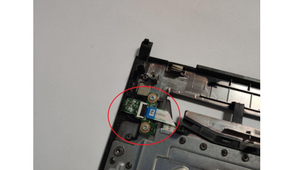Середня частина корпуса для ноутбука Lenovo ThinkPad L440, 14.0", 60.4LG09.005, 04X4816, Б/В. Зламана частина корпуса (фото), продається з кнопкою включення - 310268