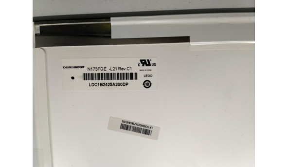 Матриця CHIMEI INNOLUX N173FGE-L23 17.3" LED 1600x900, б/в - 310276