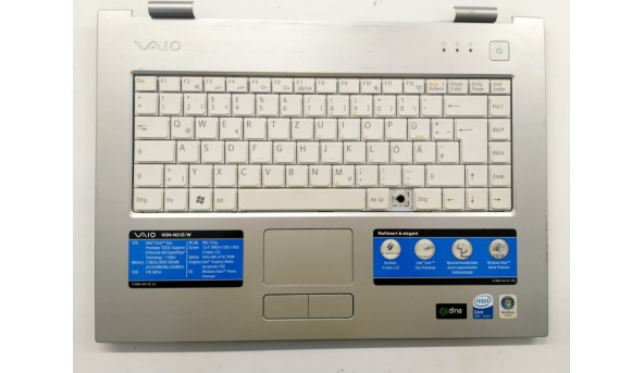 Середня частина корпуса та робоча клавіатура для ноутбука Sony VAIO VGN-N21Z/W, k070278b1, Б/В