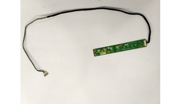 Плата з LED індикаторами та мультимедійними кнопками для ноутбука Asus A7S, 08g27as02117, б/в