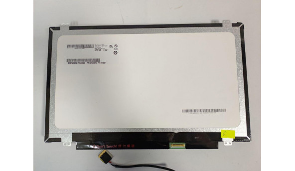 Матриця AU Optronics, B140RTN03.0, 14.0'', LED, HD+ 1600x900, 30-pin, Slim, б/в, Є подряпини, помітні при роботі - 310350