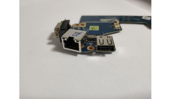 Плата з роз'ємами USB роз'єм, VGA та ETHERNET, для ноутбука Dell Latitude E5530, LS-7908P, CN-0826R6, Б/В.В хорошому стані,без пошкоджень. - 310373