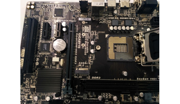 Материнська плата для ПК Gigabyte GA-H170M-HD3, Rev:1.0, Socket 1151, Протестована, робоча. Гарантія 3 місяці. - 310414
