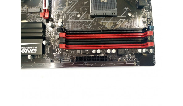 Нова материнська плата для ПК, GIGABYTE GA-AB350-Gaming 3, Rev:1.0, Socket AM4, протестована, робоча. Гарантія 3 місяці. - 310415