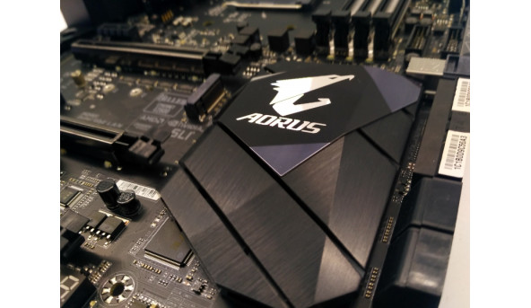 Нова материнська для ПК, GIGABYTE AORUS GA-AX370-Gaming K7, Socket AM4, протестована, робоча, місяць гарантії - 310418
