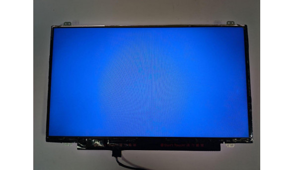 Матриця AU Optronics, B140XTN03.3, 14.0'', LED, HD 1366x768, 30-pin, Slim, б/в, Є два засвіти, помітні на всіх кольорах - 310431