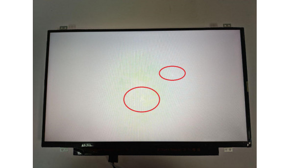 Матриця AU Optronics, B140XTN03.3, 14.0'', LED, HD 1366x768, 30-pin, Slim, б/в, Є декілька засвітів, з правого та лівого боків є подряпини, помітні на всіх кольорах - 310432