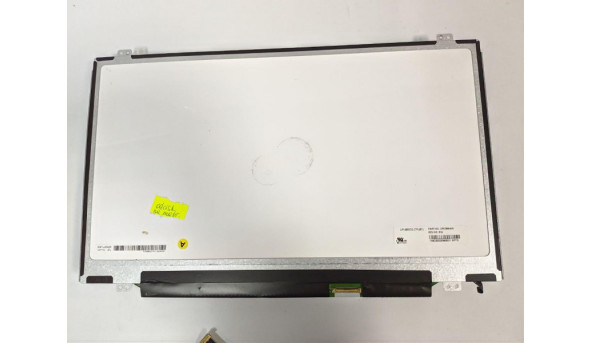 Матриця LG Display, LP140WD2 (TP)(B1), 14.0'', LED, HD+ 1600x900, 30-pin, Slim, б/в, Має мінімальні подряпини, які на роботу не впливають, Є засвіти які сильно не помітні, є чорна плямка, на білому фоні помітний дефект у вигляді вісімки, по бокам відсу
