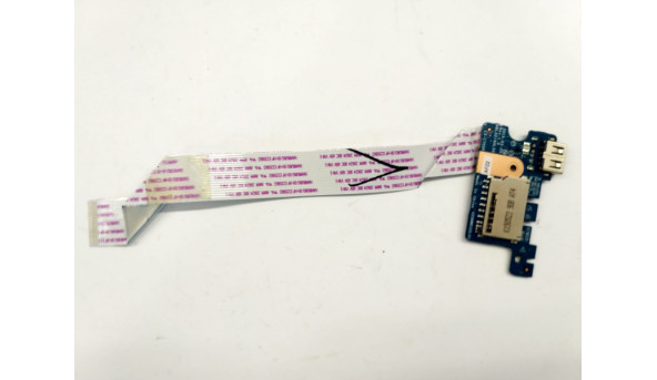 Плата з роз'ємами USB та LED індикаторами, для ноутбука HP Pavilion 250, 255 G4, HP 250 G5, 15-A, 15-AF, 15-AС, LS-C705P, LS-D702P, Б/В. Від'єднано декілька контактів (фото) - 310497